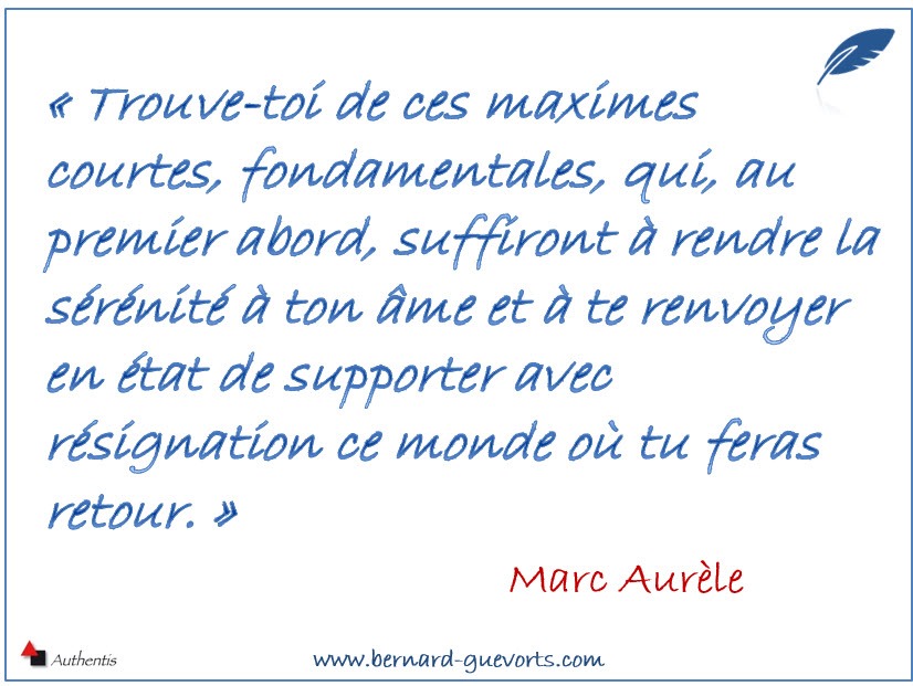 Citation de Marc Aurèle sur les citations