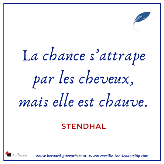 Citation de Stendhal sur la chance