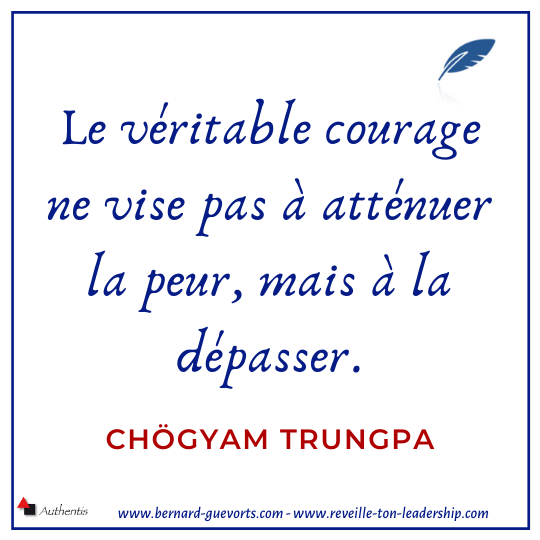 Citation Trungpa sur courage