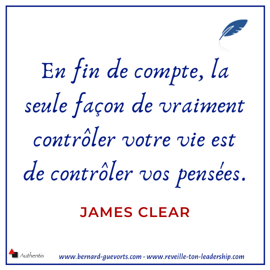 Citation de James Clear sur la pensée