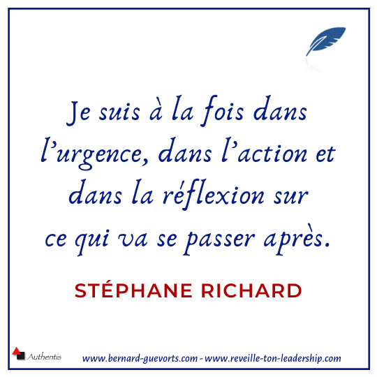 Citation du DG d'orange Stéphane Richard 