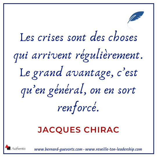 Citation de Jacques Chirac sur les crises