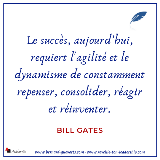 Citation de Bill Gates sur l'adaptabilité